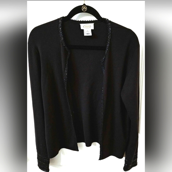 Talbots Sweaters - Talbots Beautiful Bead and Sequin Cardigan- Medium